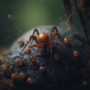 Necrotic arachnidism syndrome: lifecycle of a spider.